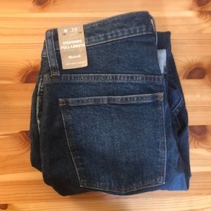 Madewell stovepipe full length jean size 30